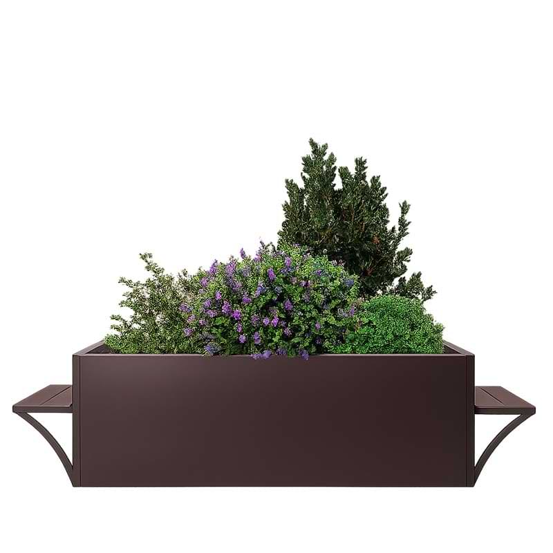 Jardinière sans fond Island - 120 X 120 cm