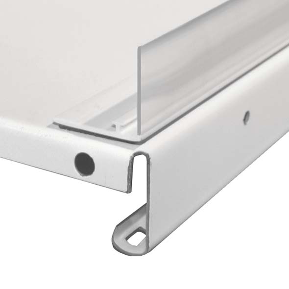 Rail large magnétique avec butée - H. 30 X L. 1000 mm