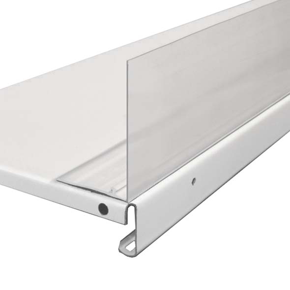 Rail large adhésif avec butée - H. 60 X L. 1330 mm