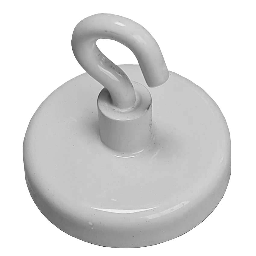 Crochet aimanté métal rond - Diamètre 32 mm