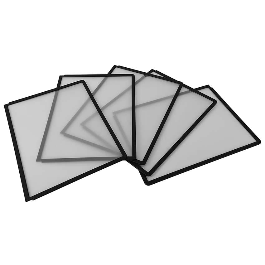 Pochette protège document A4 - Noir