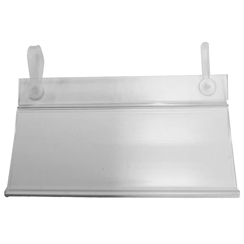 Porte-étiquette perforé à attacher H. 39 X L. 105 mm - Blanc