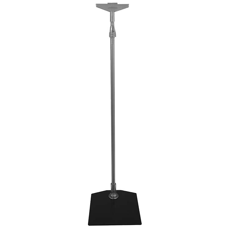 Potence télescopique + base - H. 600 à 1000 mm