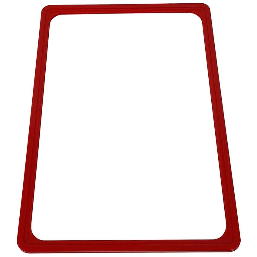 Cadre couleur PVC - Format A4 - Rouge