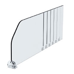 Séparateur sécable H. 120 mm - 485 à 635 mm