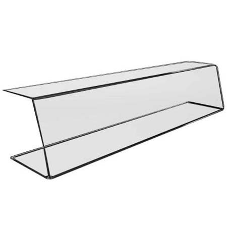 Vitrine protection alimentaire - H. 17 X P. 20 X L. 100 cm