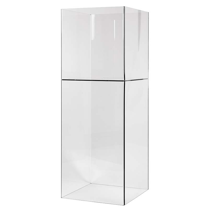 Bac soldeur / Bac à fouille transparent - H. 800 X 300 X 300 mm