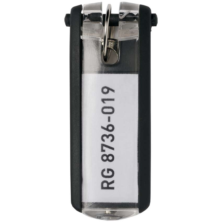 Lot de 6 Portes-clé Key Clip (Keybox système) - Noir