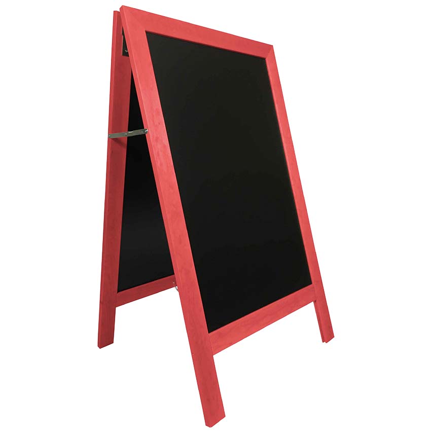 Panneau sandwich ardoise - H. 127 X L. 75 cm - Rouge vin