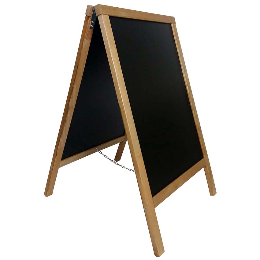 Chevalet ardoise - H. 90 X L. 55 cm - Miel