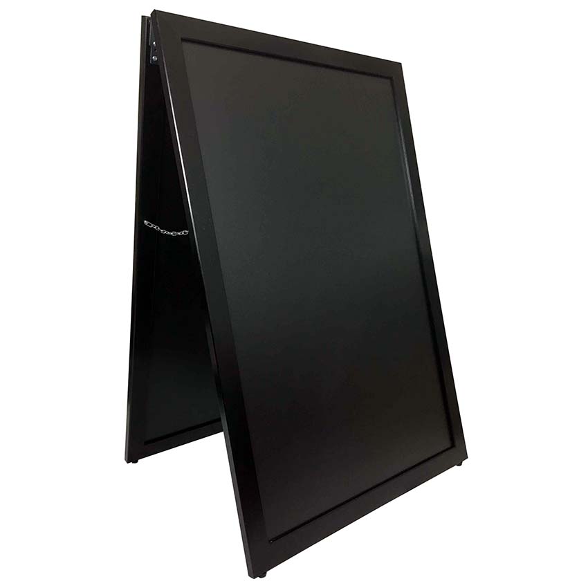 Chevalet ardoise H. 100 X L. 67 cm - Noir