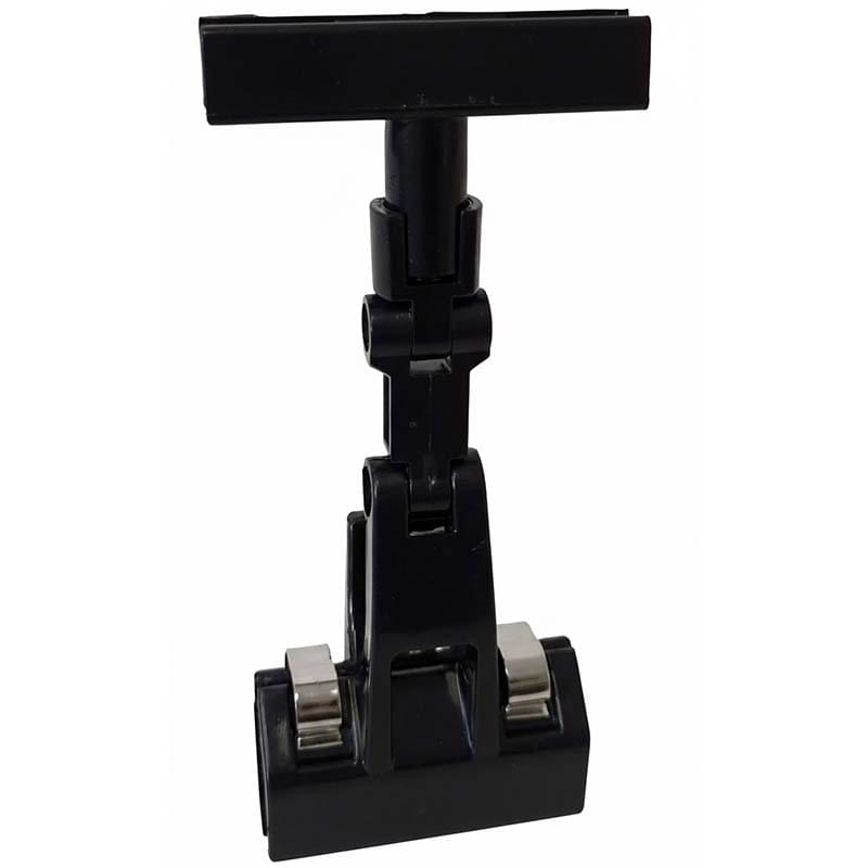 Pince articulée pour cadre PLV - Noir