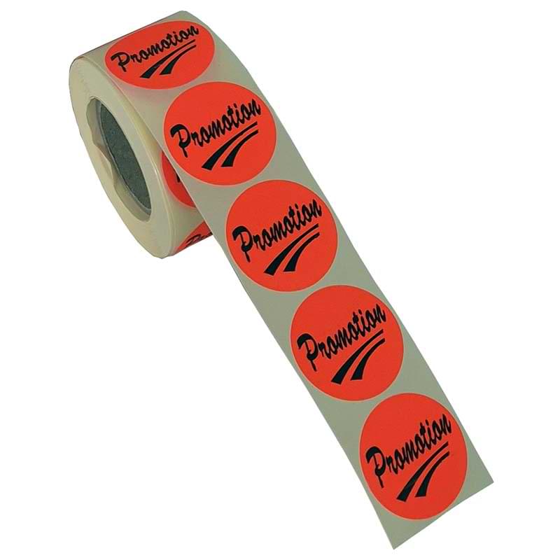 Etiquettes papier adhésives D. 36 mm  - Promotion (500 pièces)