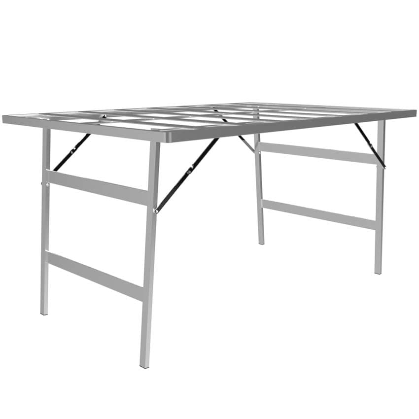 Table étalage marché alu pliante - 100 X 150 cm - Ajourée