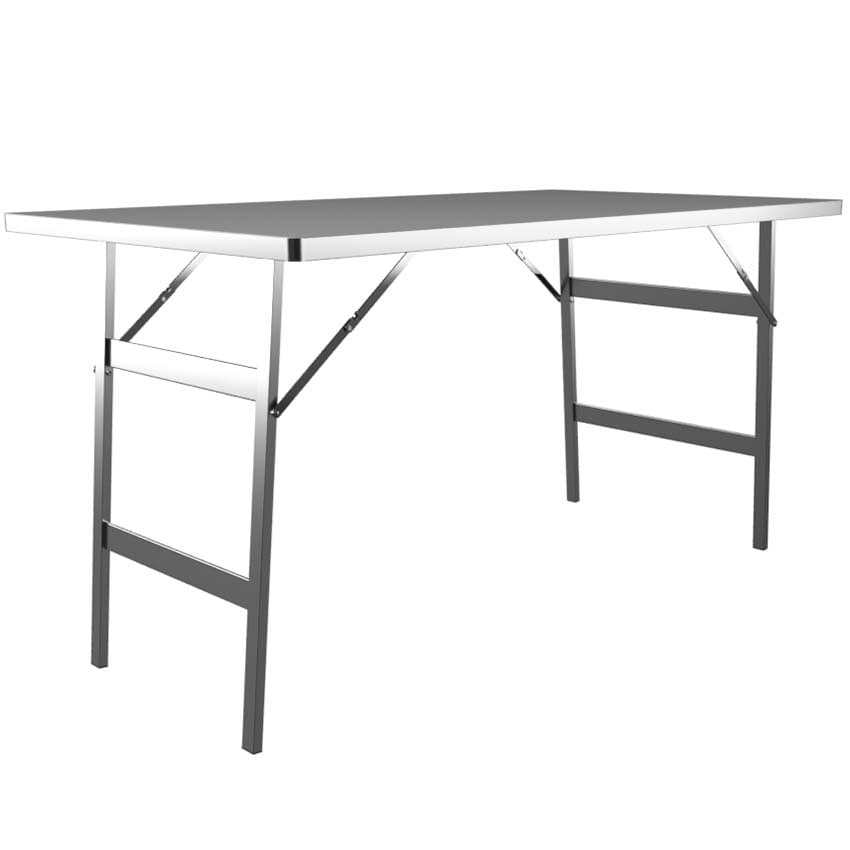 Table étalage marché alu pliante - 80 X 150 cm - Plateau résine