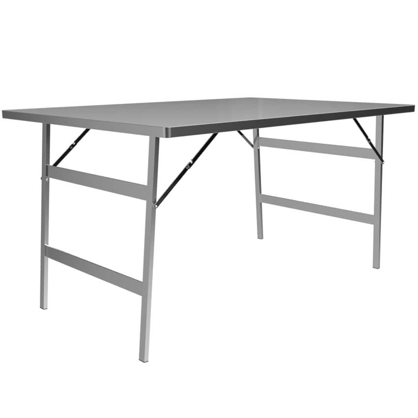 Table étalage marché alu pliante - 100 X 150 cm - Plateau résine