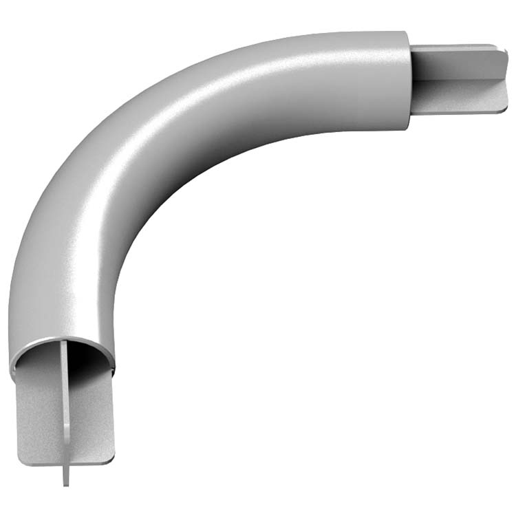 Angle glissière inox 90°