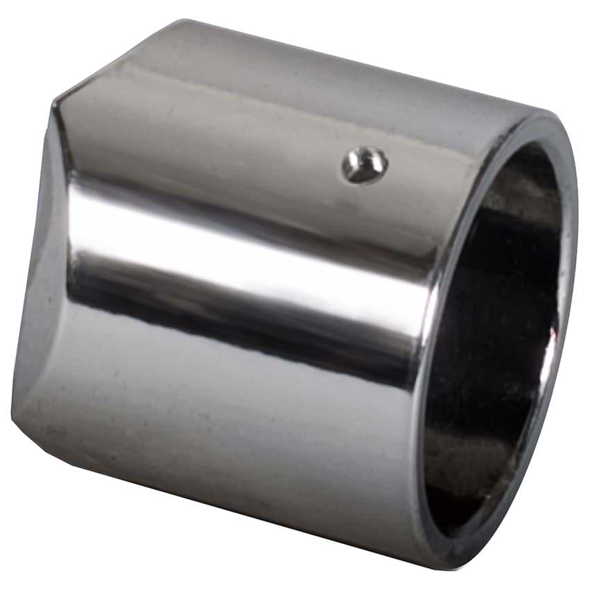 Manchon de liaison plastique chromé D. 48 mm