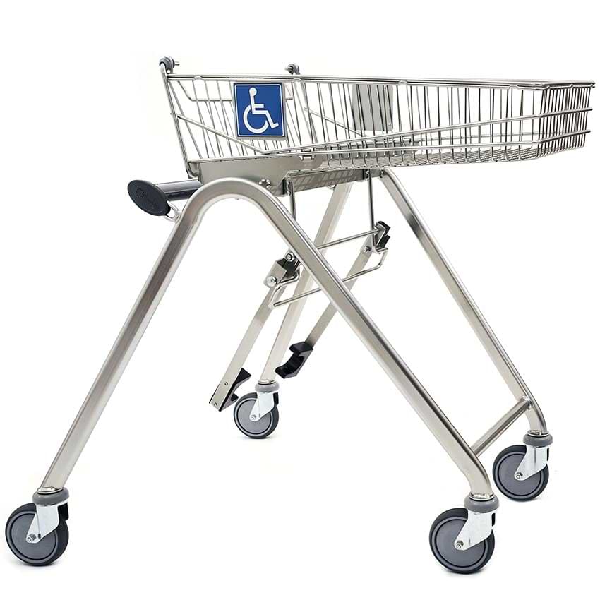 Chariot magasin P.M.R pour fauteuil roulant - 45L