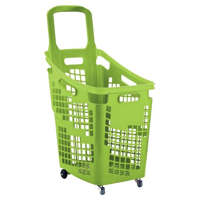 Panier monobloc 65L - Vert - RAL 6018