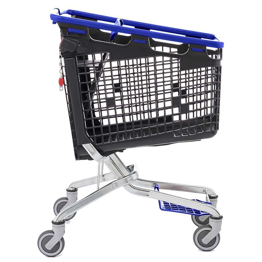 Chariot panier Loop standard 160L - Poignée bleue