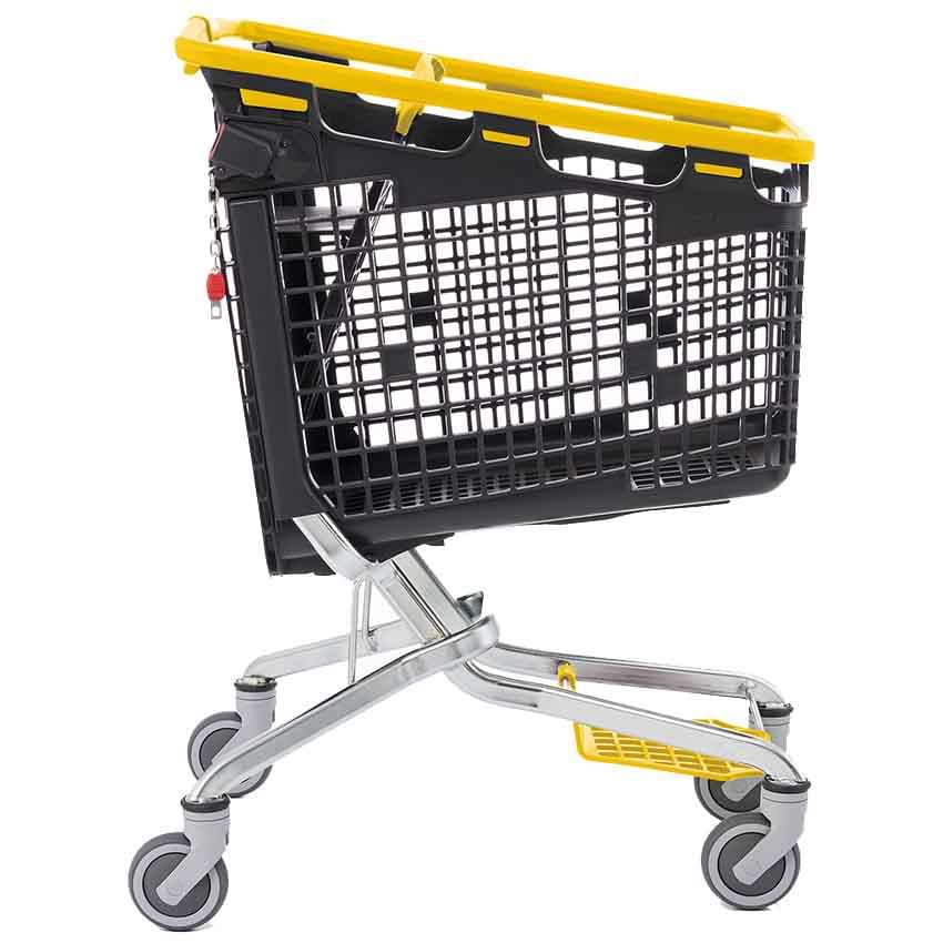 Chariot panier Loop standard 160L - Poignée jaune