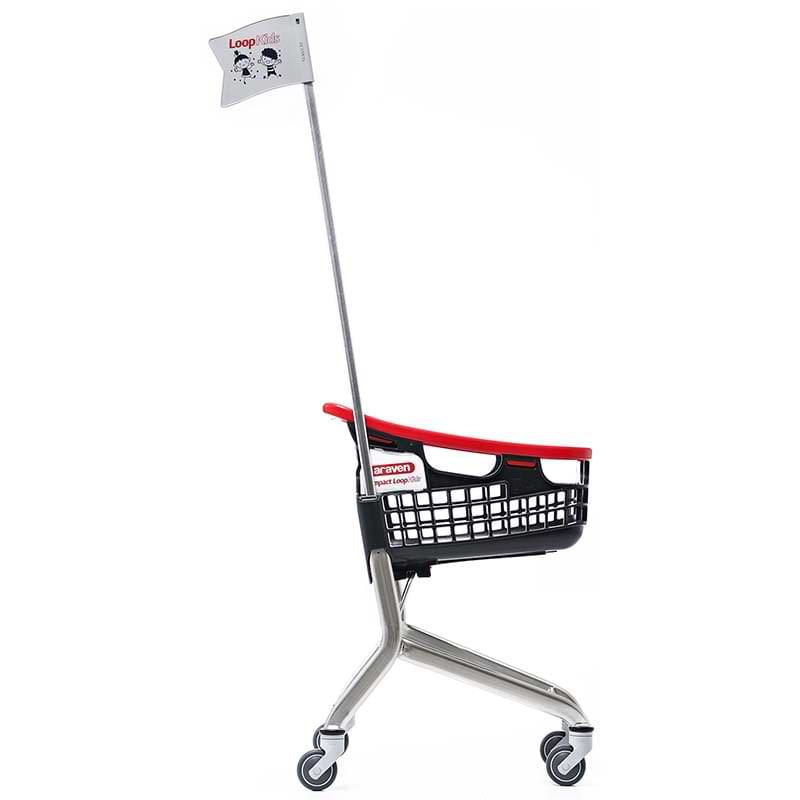 Chariot enfant Loop Kids 35L - Poignée Rouge