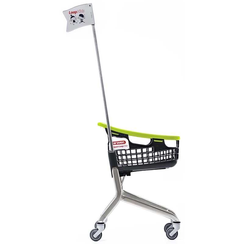 Chariot enfant Loop Kids 35L - Poignée Verte