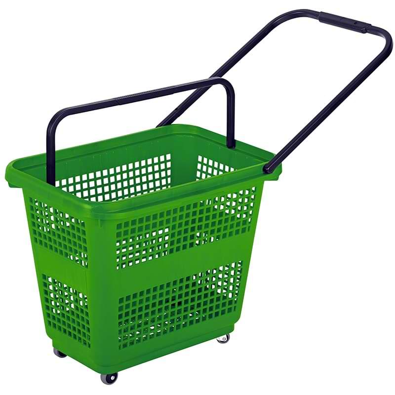 Panier sur roulettes Cargo 54L - Vert