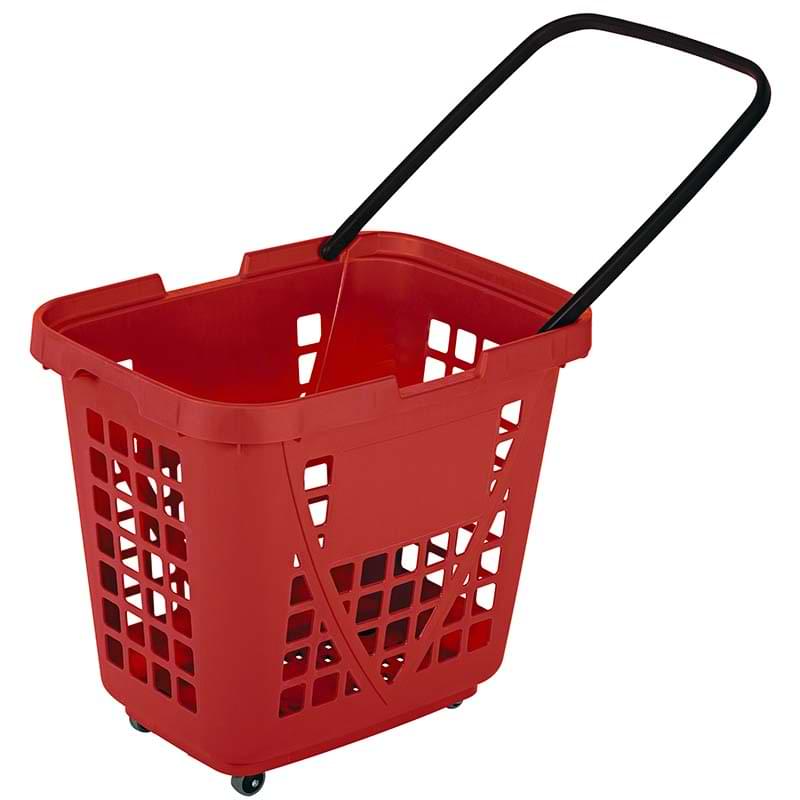 Panier sur roulettes Maxi Cargo 80L - Rouge