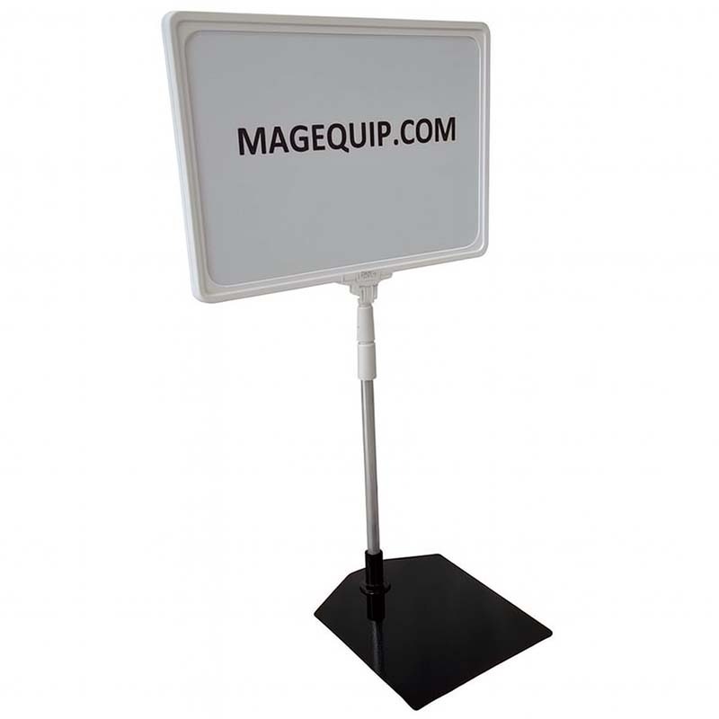 Kit cadre PLV A4 sur pied télescopique - Cadre Blanc