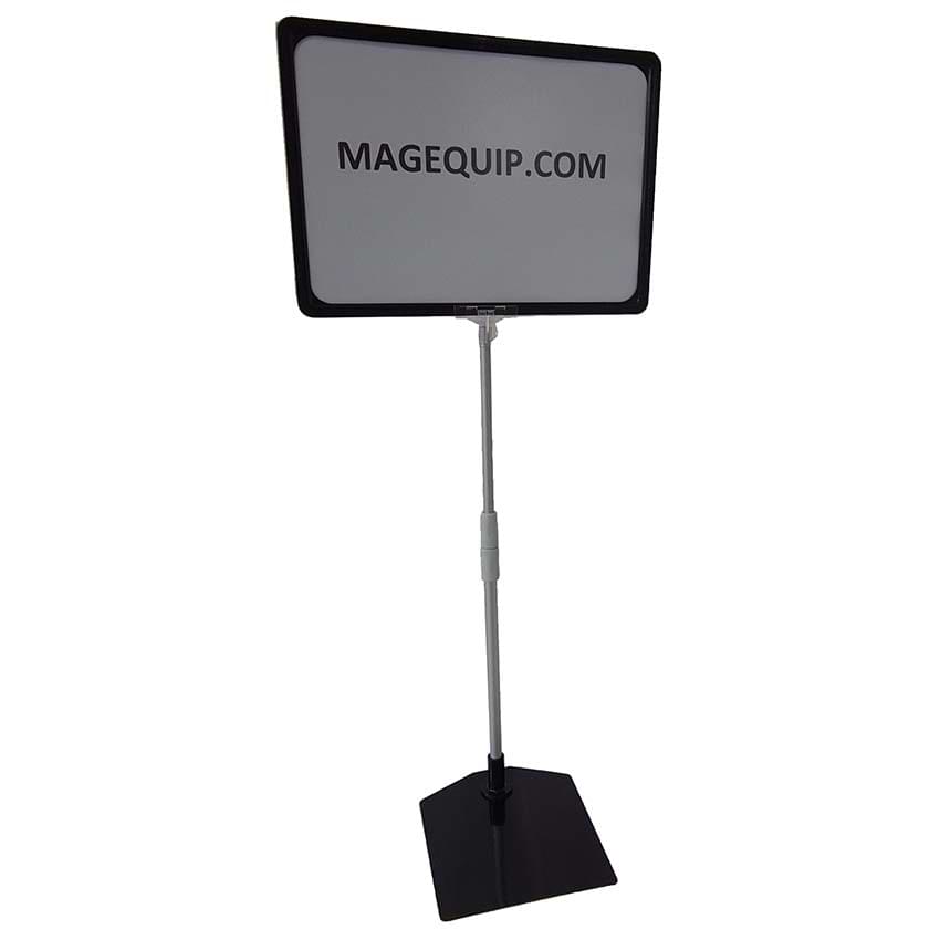 Kit cadre PLV A4 sur pied télescopique - Cadre Noir