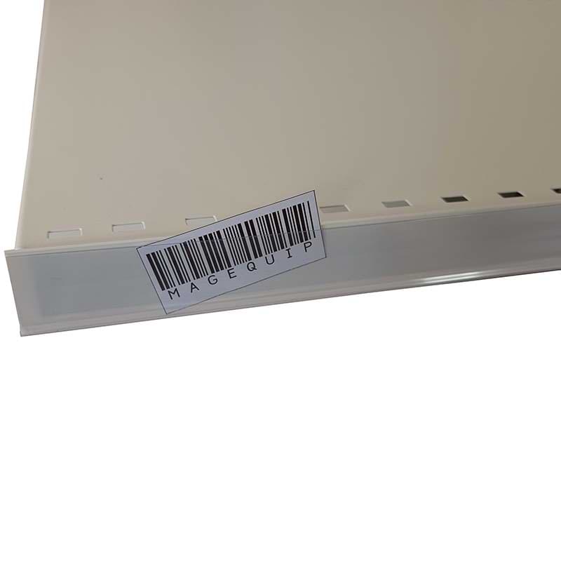 Porte-étiquette magnétique - H. 30 X L. 1000 mm - Blanc