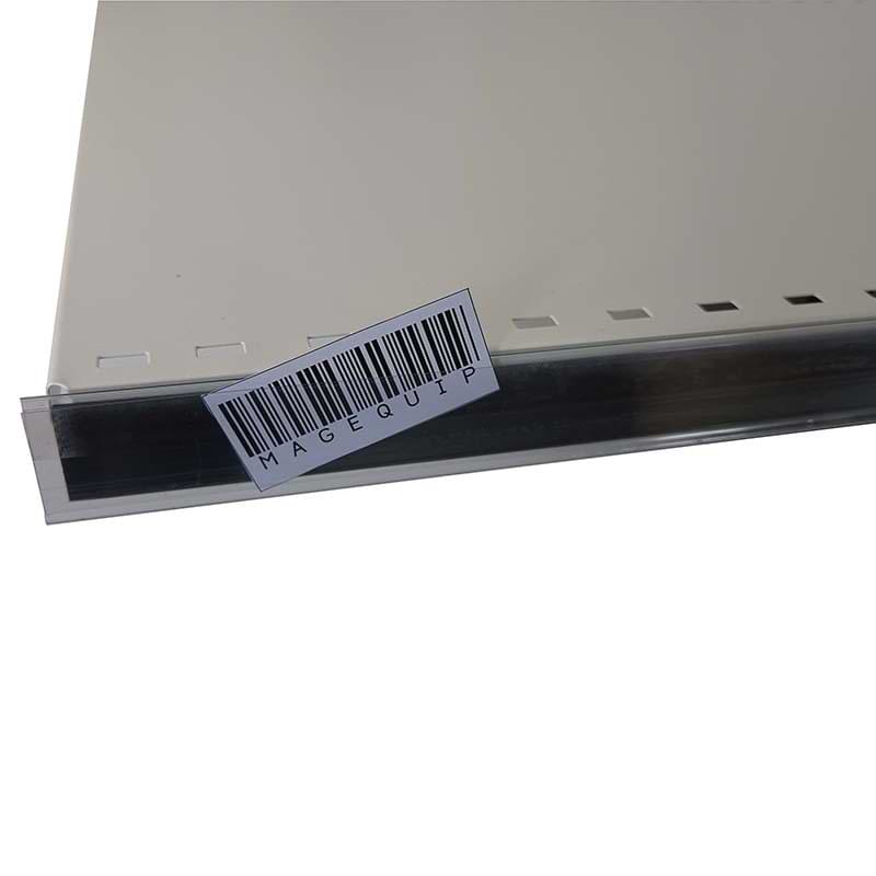 Porte-étiquette magnétique - H. 30 X L. 1000 mm - Transparent