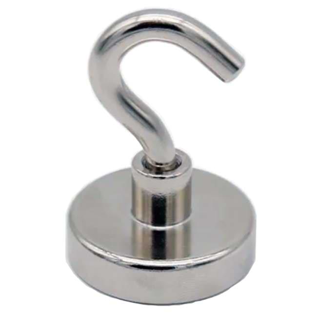 Crochet aimanté Néodyme - Diamètre 25 mm