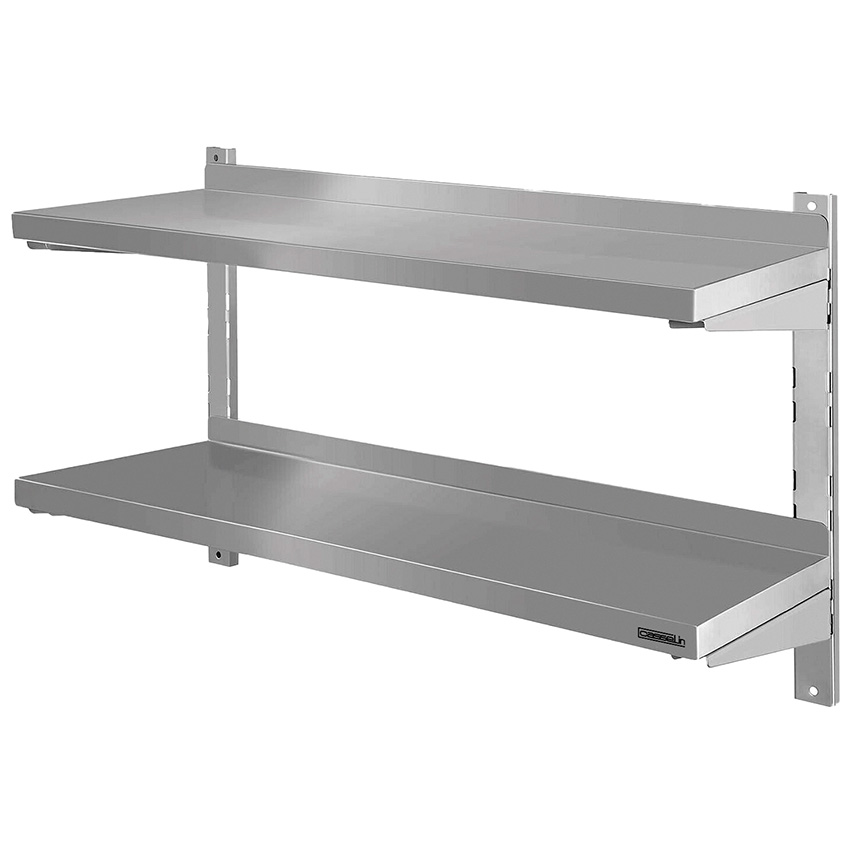 Etagère murale inox - P. 355 X L. 1000 mm