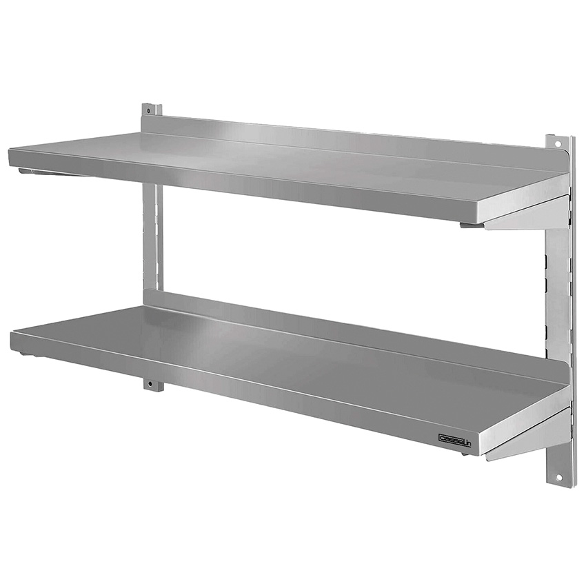 Etagère murale inox - P. 355 X L. 1200 mm