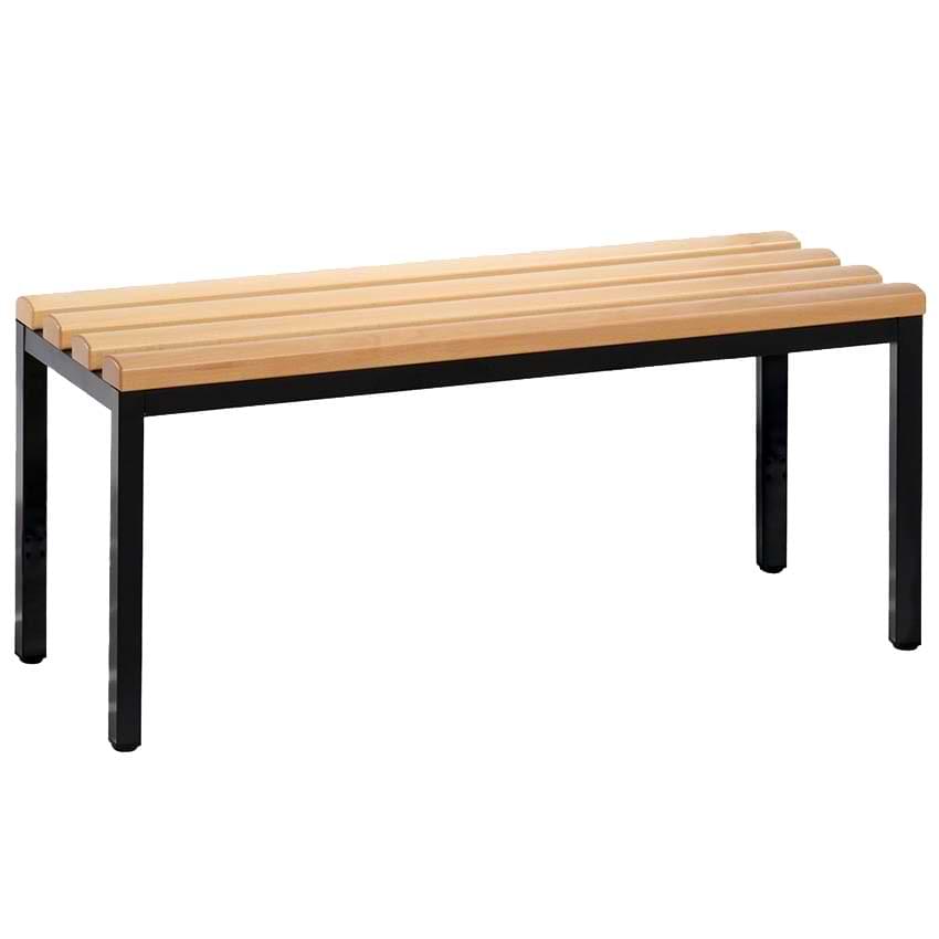 Banc vestiaire sans grille chaussure - L. 1000 mm