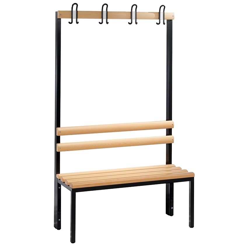 Combiné vestiaire simple face sans grille chaussure - L. 1000 mm