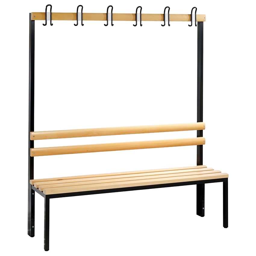 Combiné vestiaire simple face sans grille chaussure - L. 1500 mm