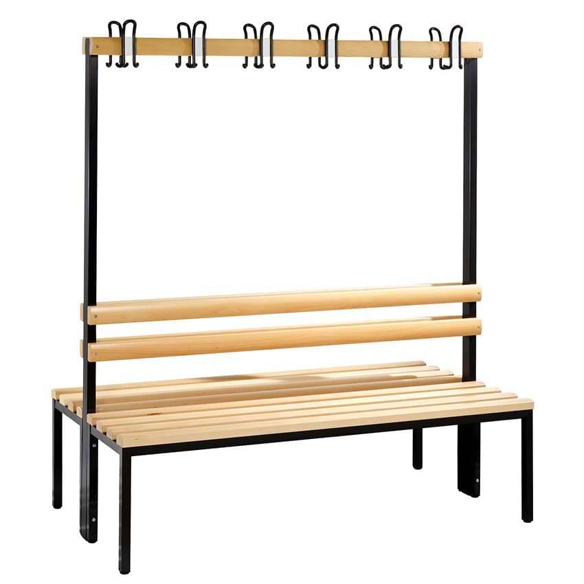 Combiné vestiaire double face sans grille chaussure - L. 1500 mm