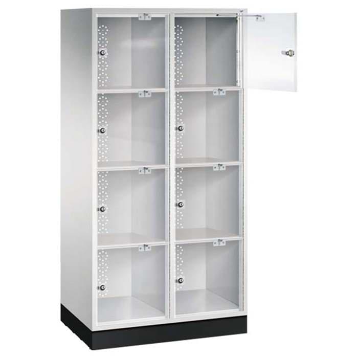 Armoire casiers consigne 2 X 4 cases - Serrures à clés