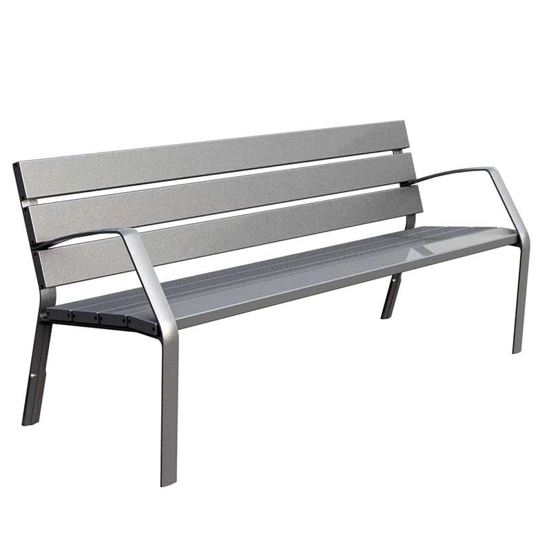 Banc aluminium Modo - L. 1800 mm