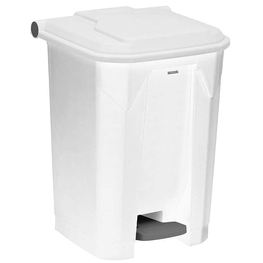 Container à pédale Utilo 50L - Couvercle Blanc