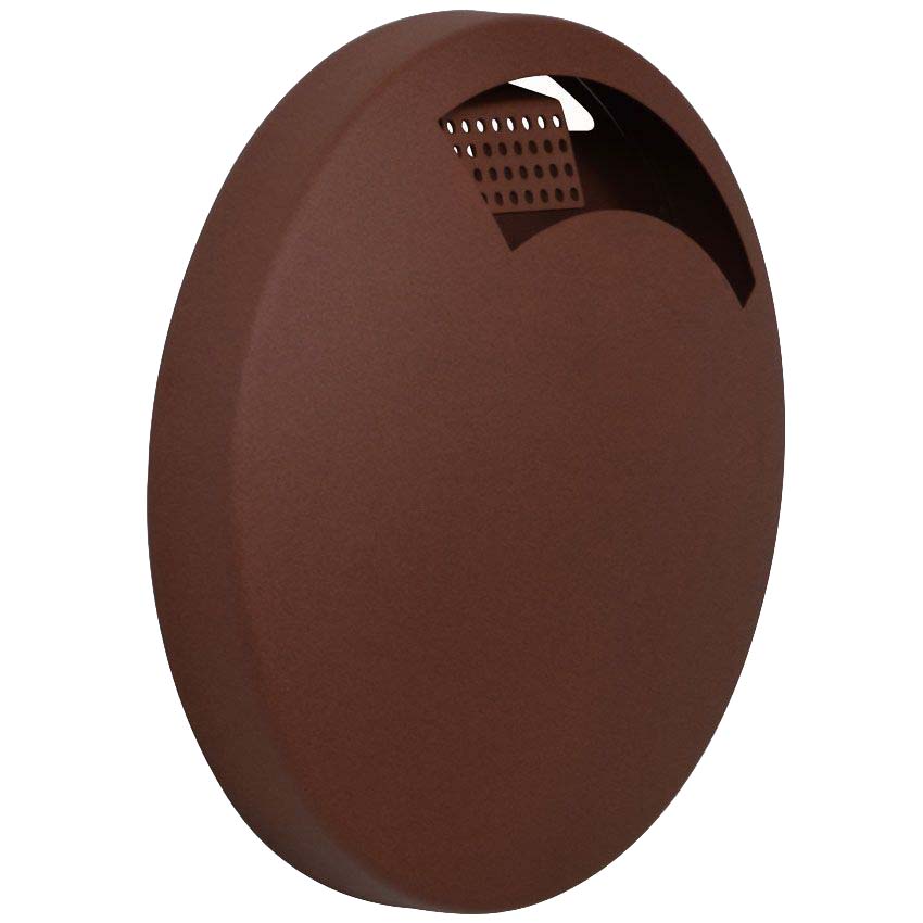 Cendrier mural Disco 1,5L - Aspect Corten