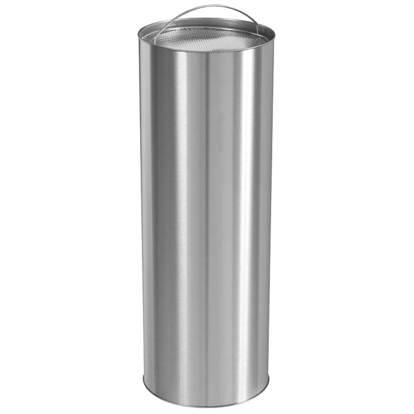 Grand cendrier à poser - Inox brossé AISI 304