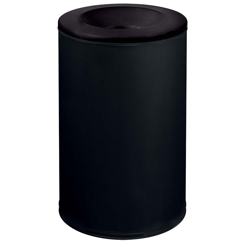 Poubelle anti-feu Néo 90L - Gris manganèse