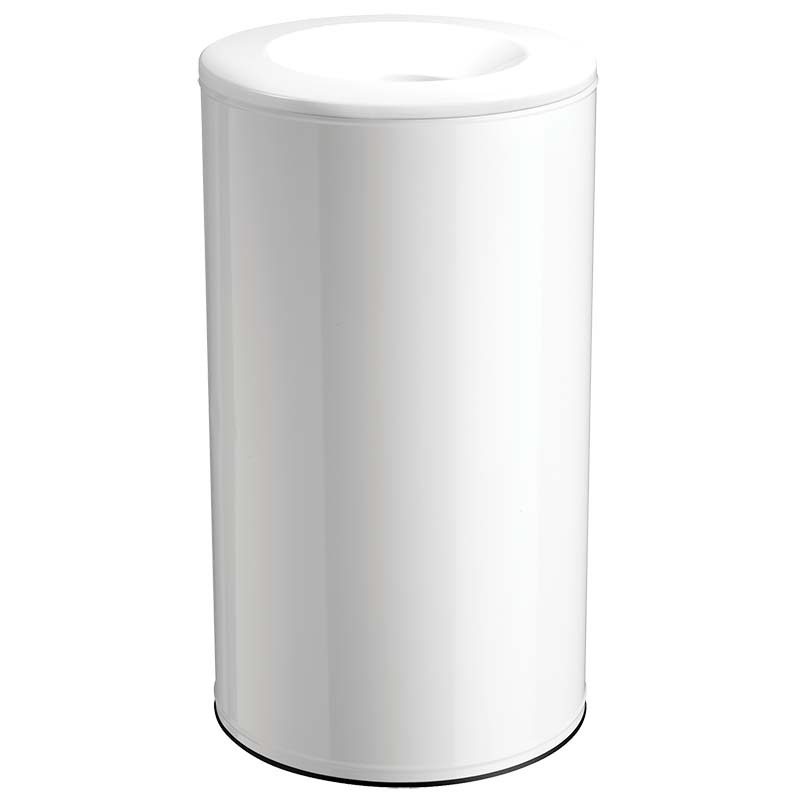 Poubelle anti-feu Néo 110L - Blanc RAL 9016