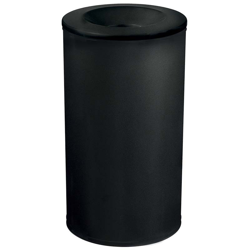 Poubelle anti-feu Néo 110L - Gris manganèse