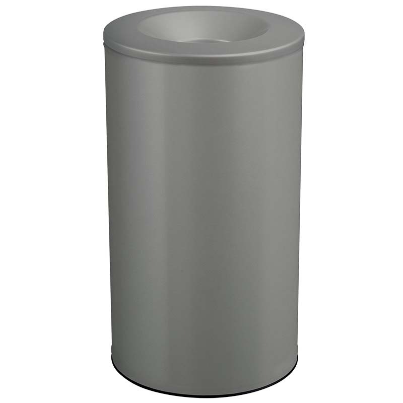 Poubelle anti-feu Néo 110L - Gris clair RAL 9022